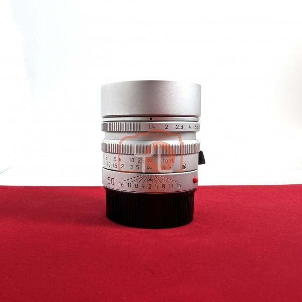 [USED-PJ33] Leica 50MM F1.4 Summilux-M ASPH (Silver) 11892, 90% Like New Condition (S/N:4128564)