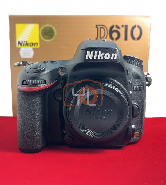 [USED-PJ33] Nikon D610 Body (Shutter Count : 35K), 85% Like New Condition (S/N: 8502833)