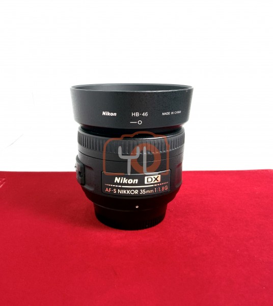 [USED-PJ33] Nikon 35mm F1.8 G DX AFS, 90% Like New Condition (S/N:2361429)