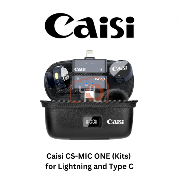 Caisi CS-MIC ONE (Kits) Wireless Microphone for Lightning and Type C