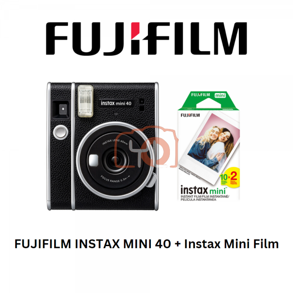 Fujifilm INSTAX Mini 40 (Retro Kit) + Twin Pack