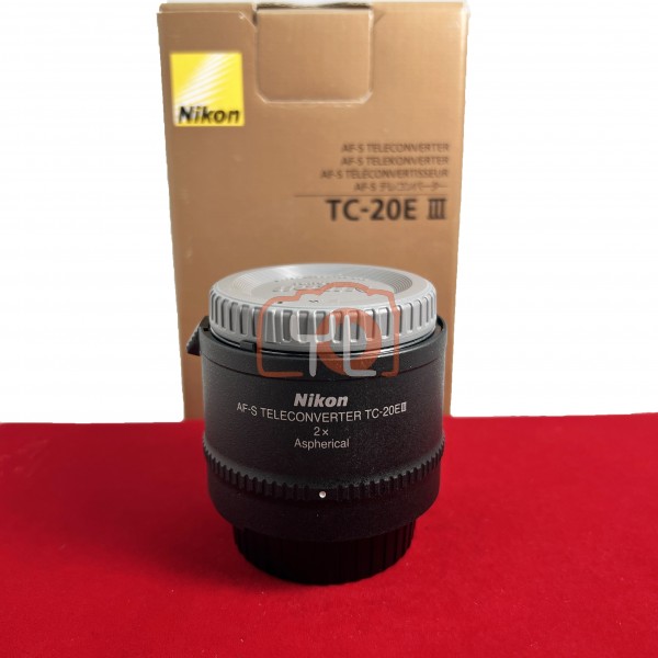 [USED-PJ33] Nikon 2x TC-20 E III AF-S Teleconverter, 95% Like New Condition (S/N:274616)