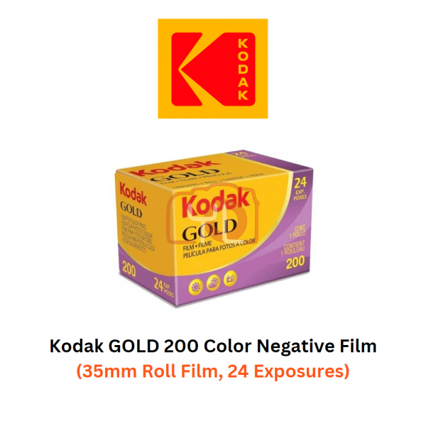 Kodak GOLD 200 Color Negative Film (35mm Roll Film, 24exp) x 1PCS