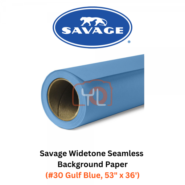 Savage Widetone Seamless Background Paper (#30 Gulf Blue, 53
