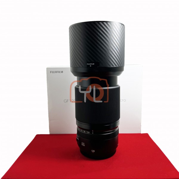 [USED-PJ33] FUJIFILM GF 120mm F4 Macro R LM OIS WR Lens, 95% Like New Condition (S/N:77A00143)