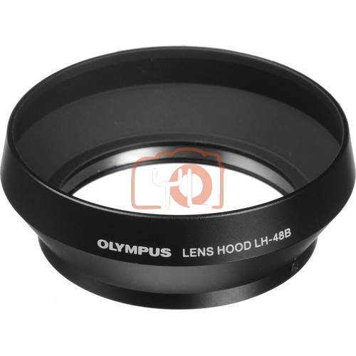 Olympus LH-48B Lens Hood for M.Zuiko Digital 17mm f1.8 Lens (Black)