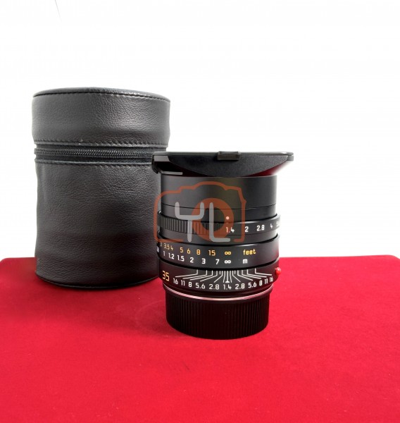 [USED-PJ33] Leica 35mm F1.4 Summilux-M ASPH FLE 11663  ,95% Like New Condition (S/N:4139548)