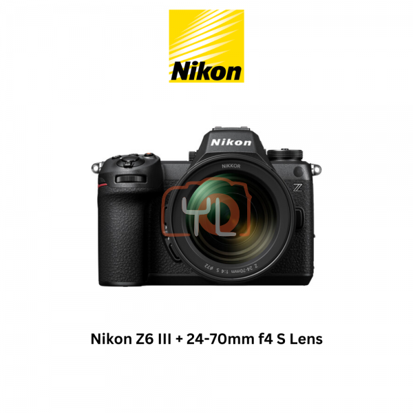 Nikon Z6 III Mirrorless Camera with 24-70mm f4 S Lens