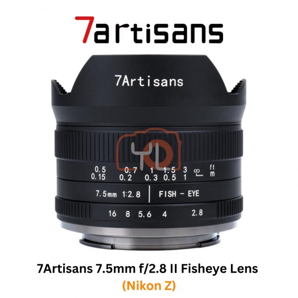 7Artisans 7.5mm f2.8 II Fisheye Lens for Nikon Z