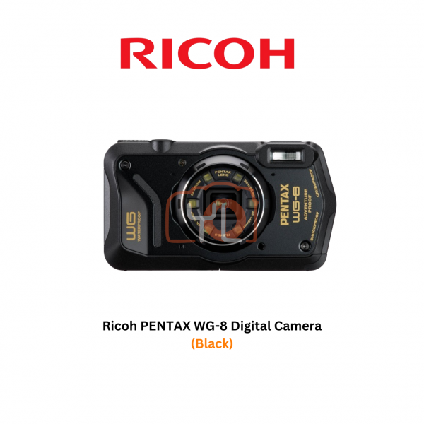 Ricoh PENTAX WG-8 Digital Camera (Black)