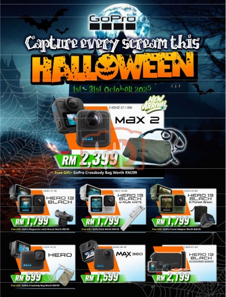 GoPro MAX2 360 Action Camera (Halloween Promo 1st-31st October 2025)