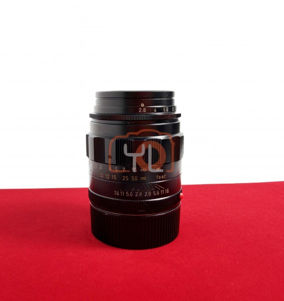 [USED-PJ33] Leica 90mm F2.8 Tele-Elmarit M VER 1 (Leitz Canada), 80% Like New Condition (S/N:2215289)