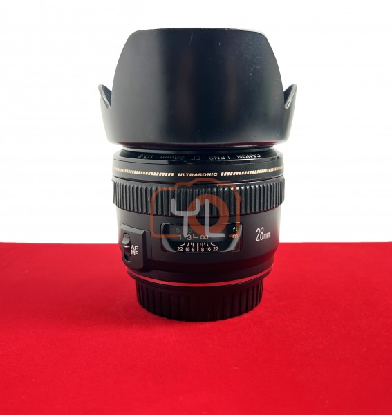 [USED-PJ33] Canon 28mm F1.8 USM EF , 90% Like New Condition (S/N:06381183)