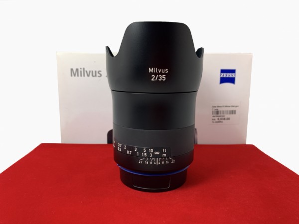 [USED-PJ33] Zeiss 35MM F2 Milvus ZE (Canon), 98% Like New Condition (S/N:51582611)