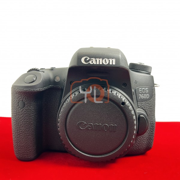 [USED-PJ33] Canon Eos 760D Body (Shutter Count :3000), 95% Like New Condition (S/N:098032000330)