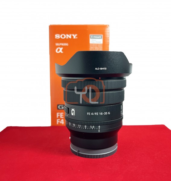 [USED-PJ33] Sony 16-35mm F4 G PZ FE  , 99% Like New Condition (S/N:1825526)