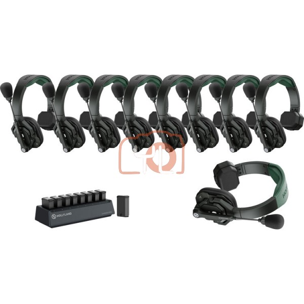 Hollyland Solidcom SE Pro 9S 9-Person Full-Duplex Single-Ear Headset Intercom System (1.9 GHz)