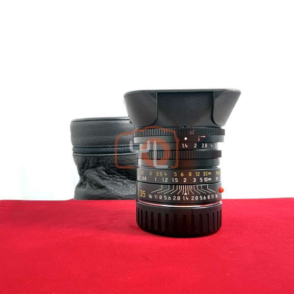 [USED-PJ33] Leica 35mm F1.4 Summilux-M ASPH 11874, 90% Like New Condition (S/N:3859757)
