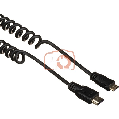 Atomos Coiled Mini-HDMI to HDMI Cable (19.7 to 25.6