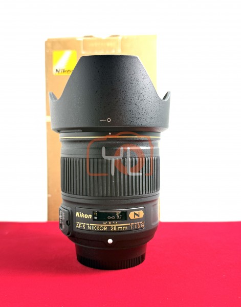 [USED-PJ33] Nikon 28mm F1.8G AFS ,95% Like New Condition (S/N:218869)