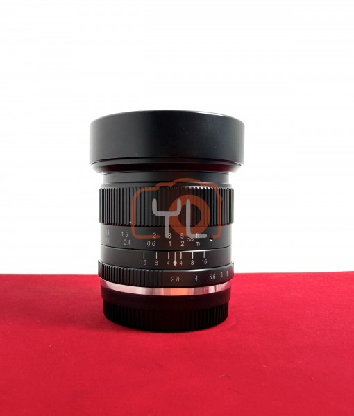 [USED-PJ33] 7 artisans 12mm F2.8 (Fujifilm X) , 90% Like New Condition (S/N:1206472)