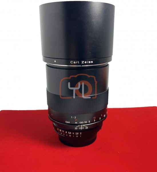 [USED-PJ33] Zeiss 100MM F2 Makro-Plannar ZF.2 (Nikon), 95% Like New Condition (S/N:15821705)