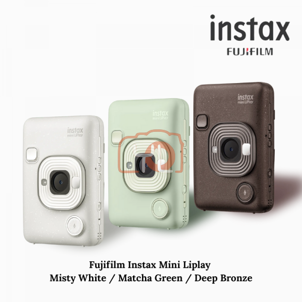 FUJIFILM INSTAX MINI Liplay Hybrid Instant Camera (Misty White)