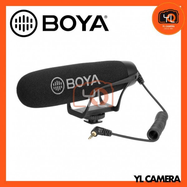Boya BY-BM2021 Camera-Mount Supercardioid Shotgun Microphone
