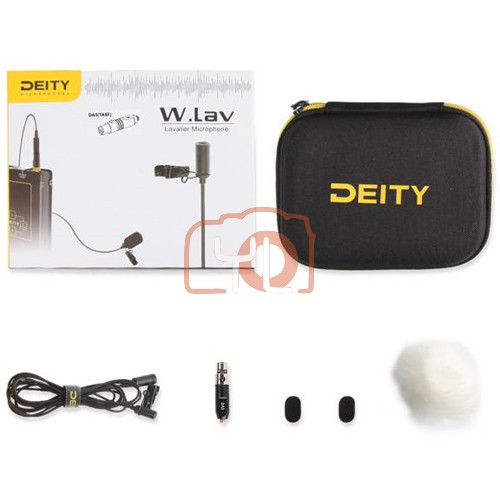 Deity Microphones W.Lav DA35 Bundle Omnidirectional Lavalier Microphone with Microdot to Locking 3.5mm Adapter