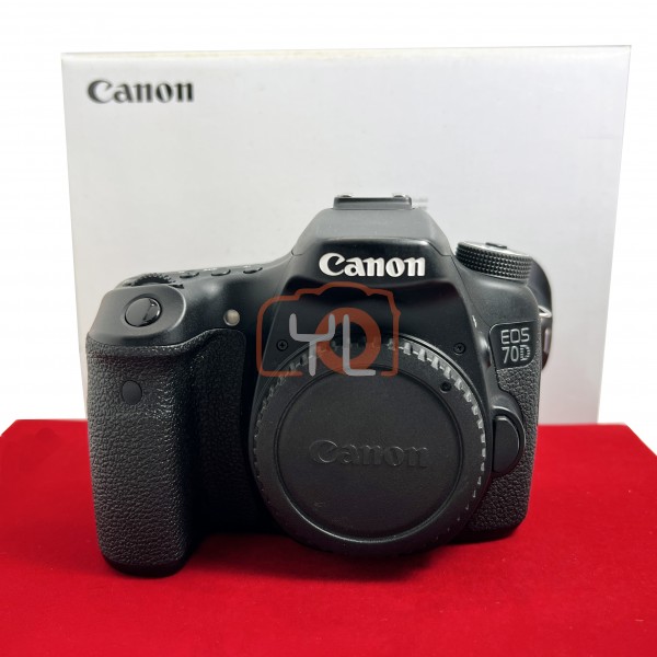 [USED-PJ33] Canon EOS 70D Body (Shutter Count : 10K), 80% Like New Condition (S/N:268058002365)