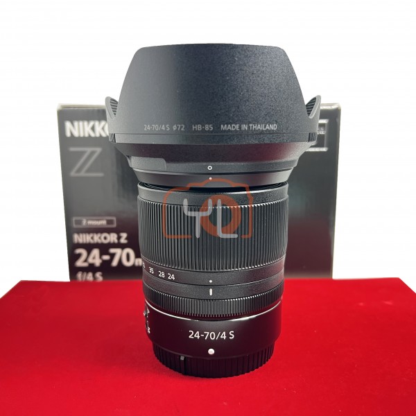 [USED-PJ33] Nikon Z 24-70mm F4 S, 95% Like New Condition (S/N:20204405)
