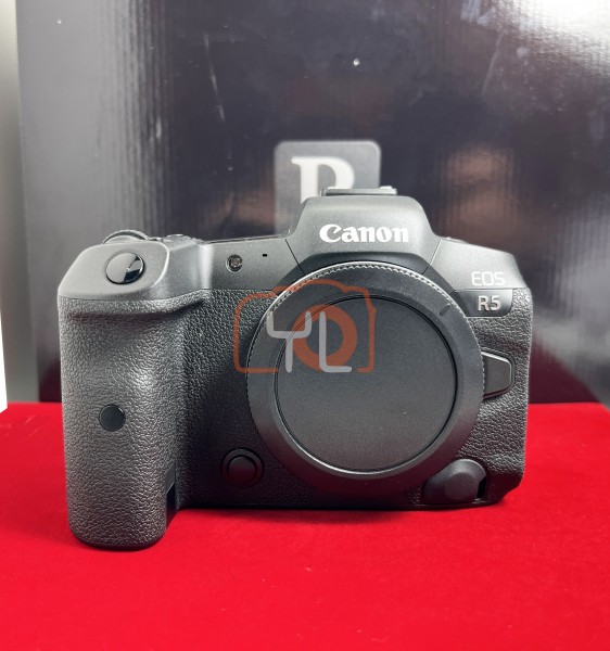 [USED-PJ33] Canon EOS R5 Camera (Shutter Count :31K ), 90% Like New Condition (S/N:038021000223)