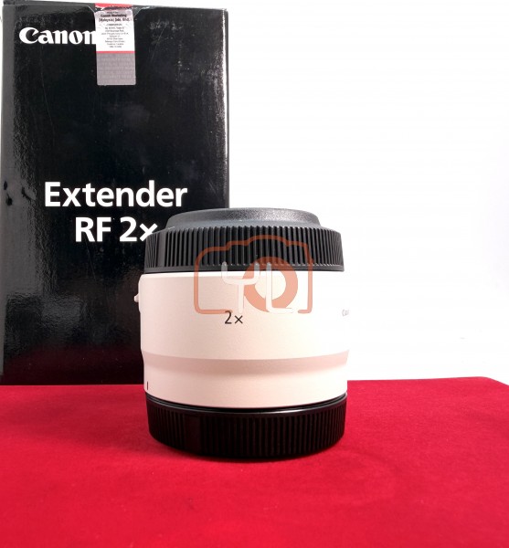 [USED-PJ33] Canon 2x Extender RF Lens, 95% Like New Condition (S/N:5422000510)