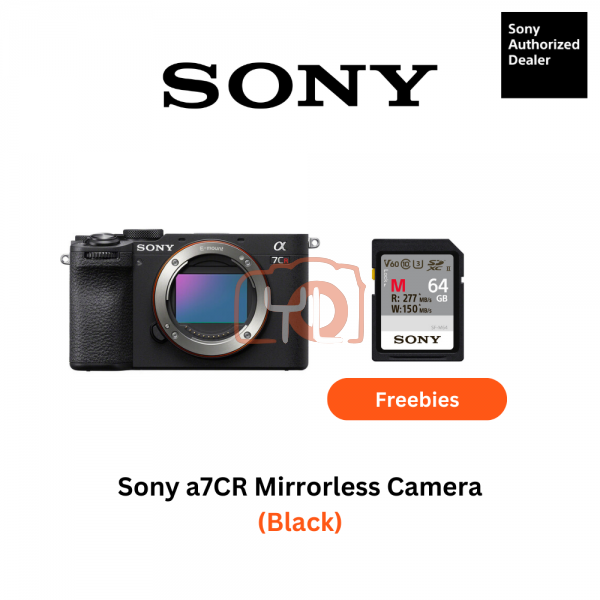 Sony a7C R Mirrorless Camera (Black) - Free Sony 64GB 277/150MB SD Card