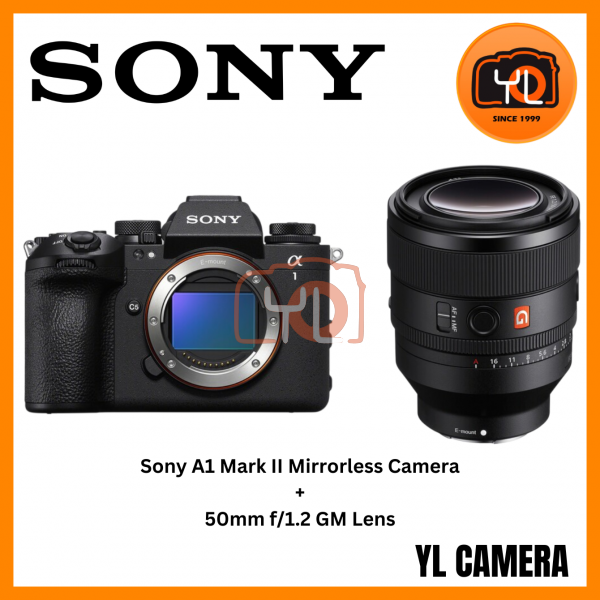 Sony a1 II Mirrorless Camera (Body)+Sony FE 50mm f/1.2 GM Lens (Free Sony 80GB CF Express Type A Card)