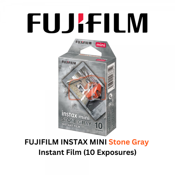 FUJIFILM INSTAX Mini Stone Gray Instant Film (10 Exposures)