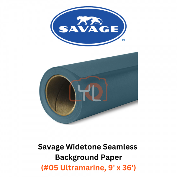 Savage Widetone Seamless Background Paper (#05 Ultramarine, 9' x 36')