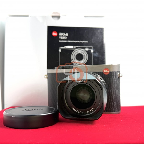 [USED-PJ33] Leica Q (19012) Digital Camera (Titanium Gray), 85% Like New Condition (S/N:5169655)