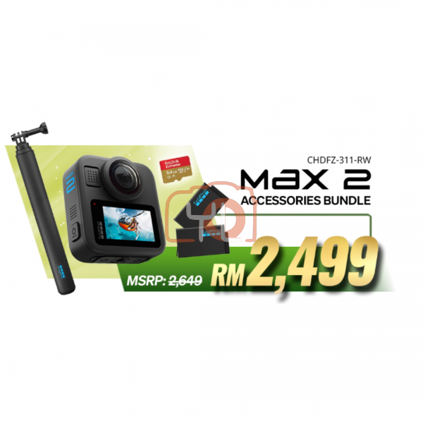 GoPro MAX 2 360 Action Camera Accessories Bundle Set - (RAMADAN PROMO)