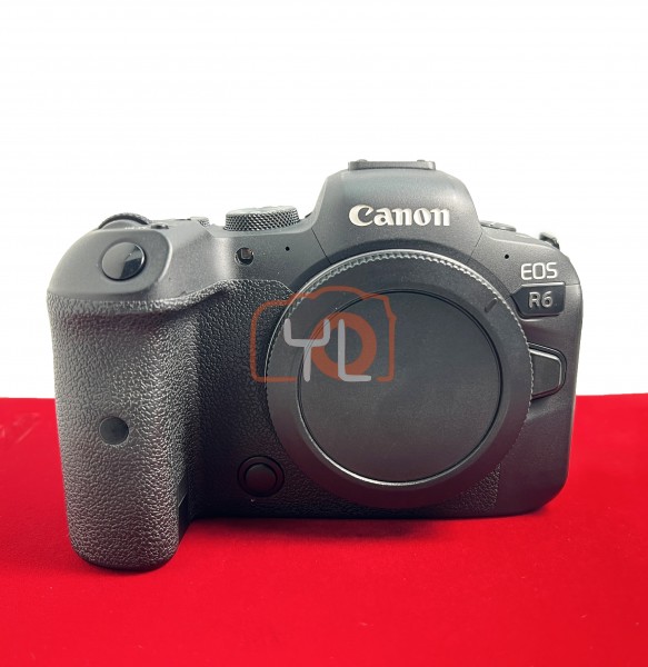 [USED-PJ33] Canon Eos R6 Body (Shutter Count:80K) , 80% Like New Condition (S/N:118024000363)