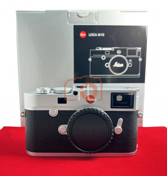 [USED-PJ33] Leica M10 Body (Silver) 20001, 90% Like New Condition (S/N:5252042)