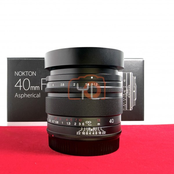 [USED-PJ33] Voigtlander 40mm f1.2 Nokton ASPH (Canon RF), 95% Like New Condition (S/N:07410748)