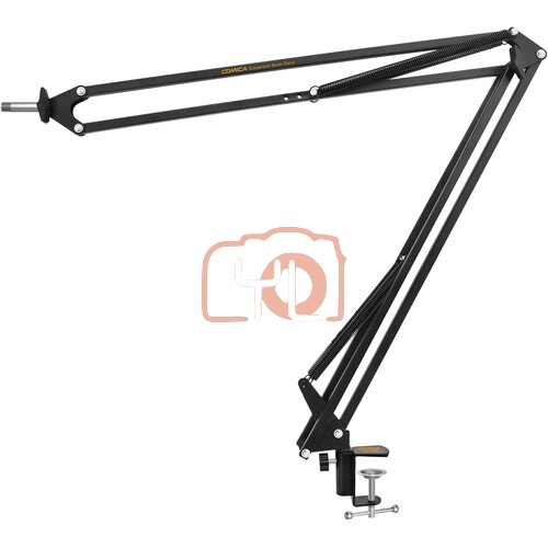 Comica Audio Adjustable Suspension Boom Mic Stand with 3/8 and 5/8