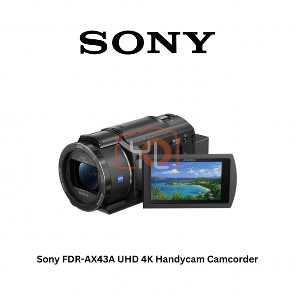 Sony FDR-AX43A UHD 4K Handycam Camcorder - Free Sandisk 64GB Extreme Pro SD Card