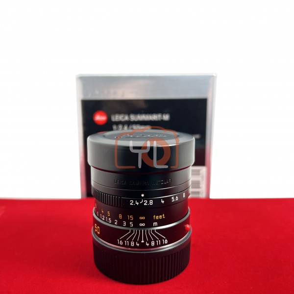 [USED-PJ33] Leica 50mm F2.4 Summarit-M (Black) 11680, 95%Like New Condition (S/N:4590177)