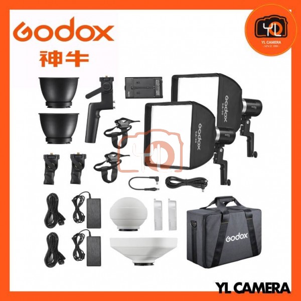 Godox ML30Bi Dainty Bi-Color LED 2-Light Kit