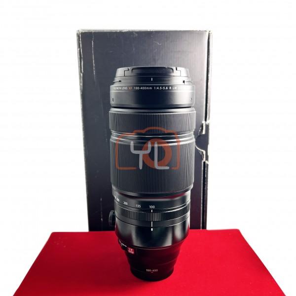 [USED-PJ33] Fujifilm 100-400MM F4.5-5.6 R LM OIS WR Lens (No Lens Hood) , 85% Like New Condition, (S/N:86A01295)