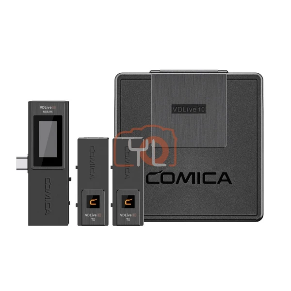 Comica VDLive10 USB Versatile 2.4G Wireless USB Microphone (Black )