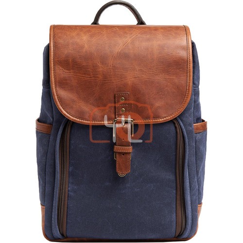 ONA Monterey Backpack (Navy and Antique Cognac)