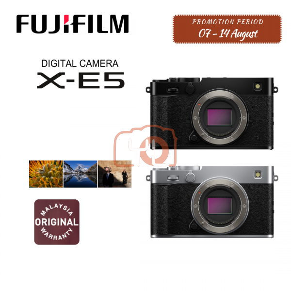 FUJIFILM X-E5 Mirrorless Camera Body - Silver